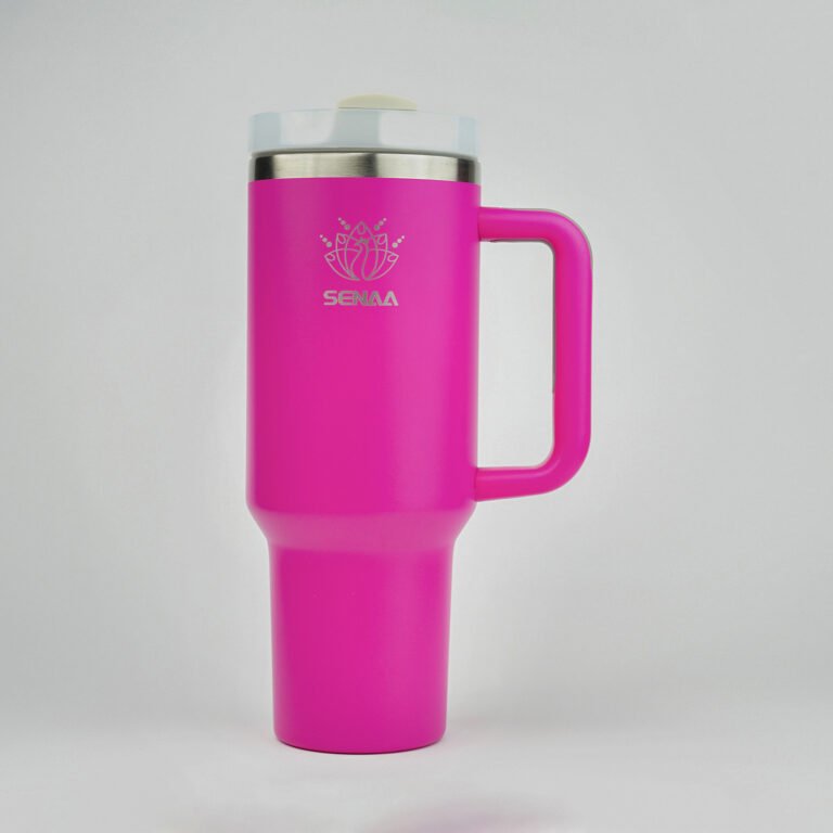 The H2.0 EVERY SIP IS AN ADVENTURE™ – Velvet Rose 40 oz Hydration Tumbler – Bold Meets Beautiful