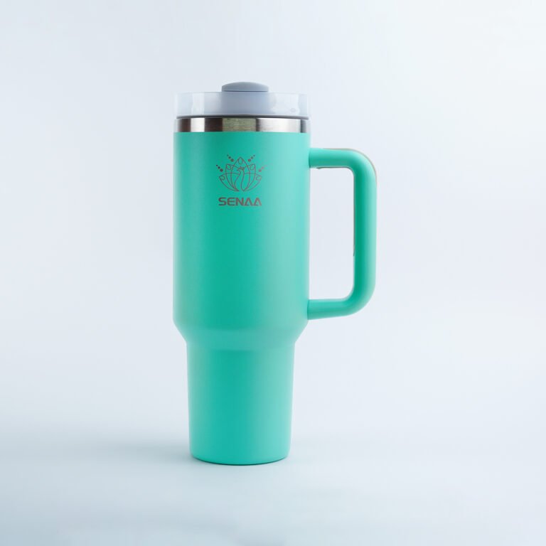 The H2.0 EVERY SIP IS AN ADVENTURE™ – Imperial Emerald 40 oz Hydration Tumbler – Bold Sips, Royal Style