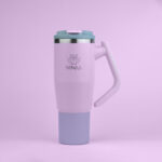 The Premium 40 Oz Rose Cloud Hydration Tumbler – A Symphony of Refined Beauty