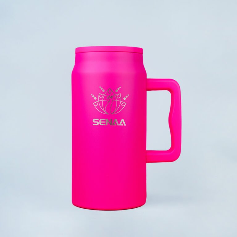 The BUILD FOR THE BOLT™ 50 oz Crimson Blush Hydration Tumbler – Elegance with Every Sip