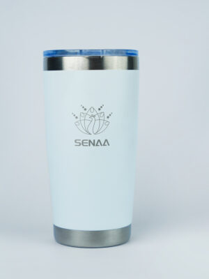 The SleekGrip 20 Oz Frost Aura Hydration Tumbler – Sip in Style