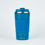 The BREW QUEST 17 Oz Cream Cloud Coffee Tumbler – Elegance in Every Sip
