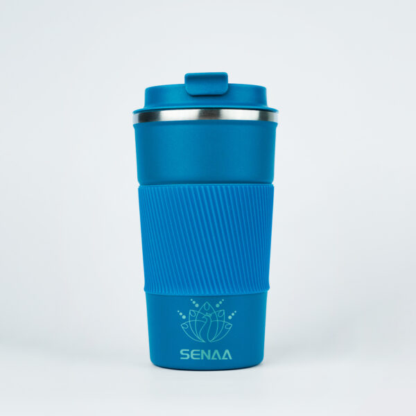 The BREW QUEST 17 Oz Cream Cloud Coffee Tumbler – Elegance in Every Sip