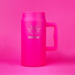 The BUILD FOR THE BOLT™ 50 oz Crimson Blush Hydration Tumbler – Elegance with Every Sip