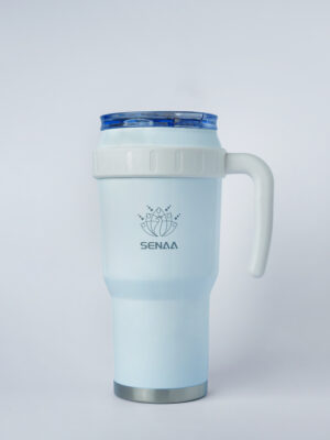 The H2.0 Glacier Pearl 40 Oz Hydra Core – Radiating Pure Elegance for Every Journey