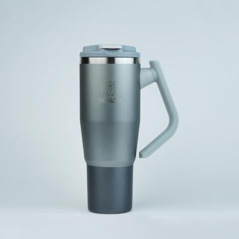 The Premium 40 Oz Lunar Chrome Hydration Tumbler – Radiance in Every Sip