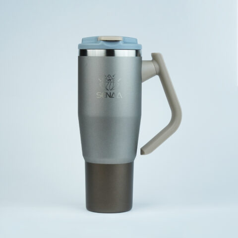 The Premium 40 Oz Cocoa Dust Hydration Tumbler – The Perfect Fusion of Luxury and Comfort