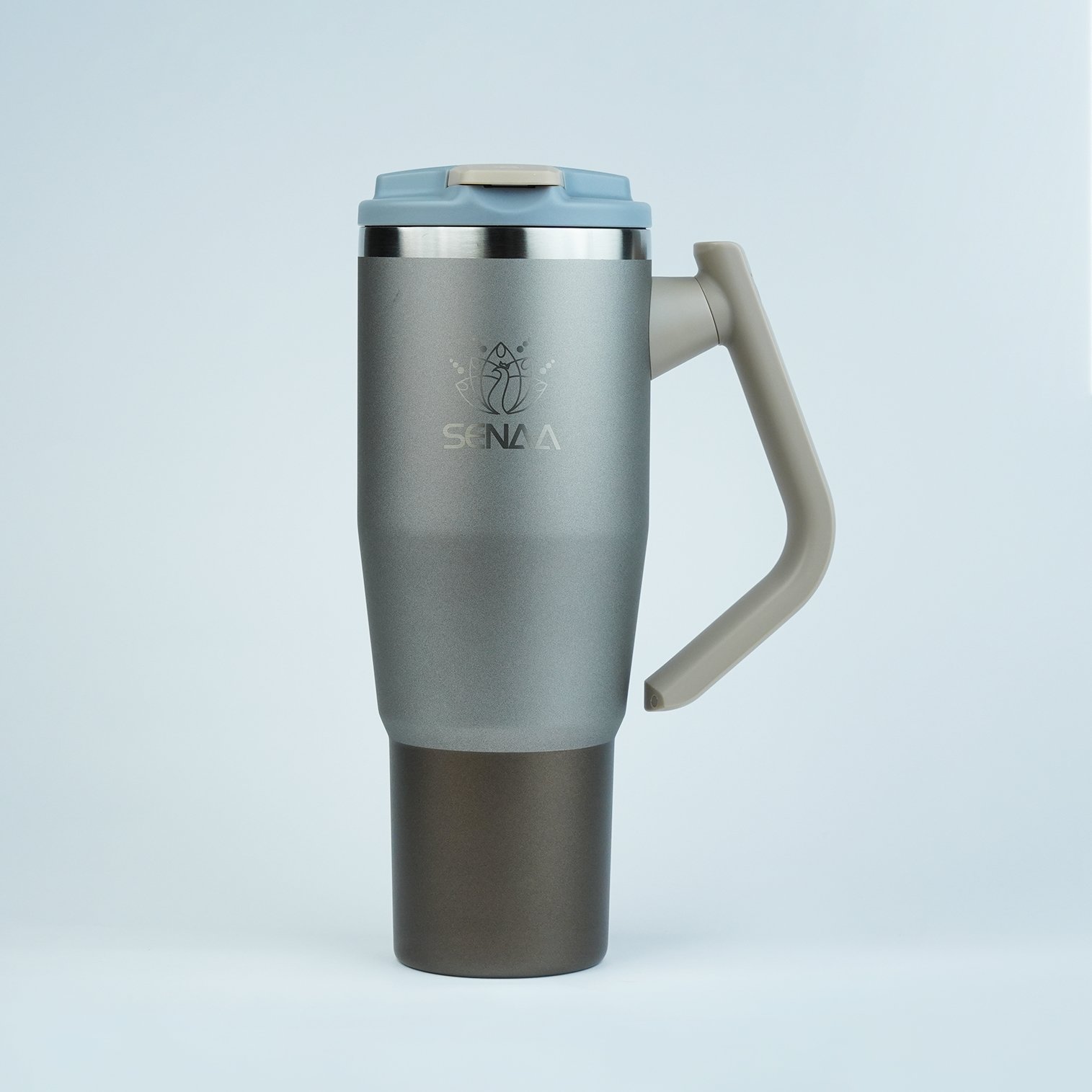 The Premium 40 Oz Cocoa Dust Hydration Tumbler – The Perfect Fusion of Luxury and Comfort