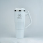 The Premium 40 Oz Cocoa Dust Hydration Tumbler – The Perfect Fusion of Luxury and Comfort