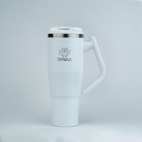 The Premium 40 Oz Moon Stone Hydration Tumbler – A Touch of Timeless Elegance