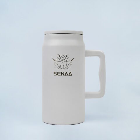 The BUILD FOR THE BOLT™ 50 oz Alabaster Glow Hydration Tumbler – Built to Refresh in Style